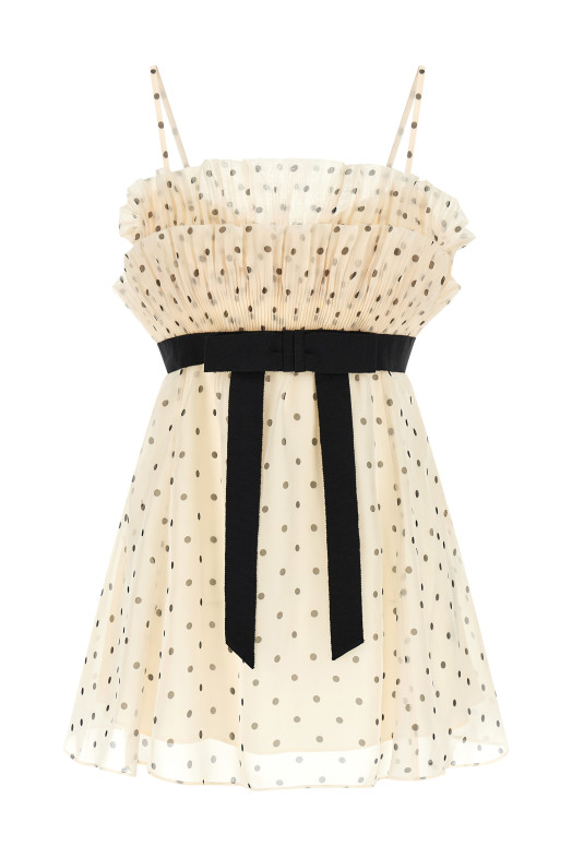 Polka dot top White