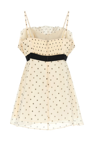 Polka dot top White