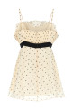 Polka dot top White