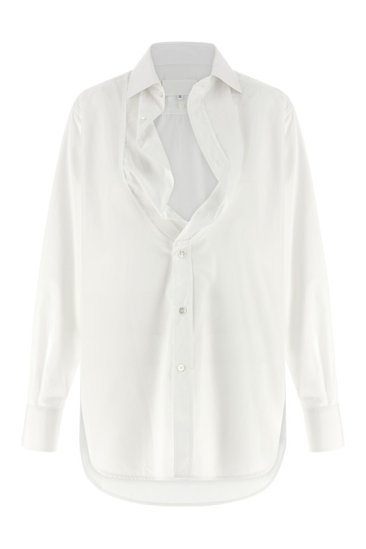 Рубашка из поплина, белая MAISON MARGIELA S29DT0018S43001100