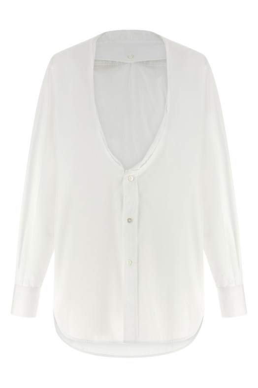Рубашка из поплина, белая MAISON MARGIELA S29DT0018S43001100