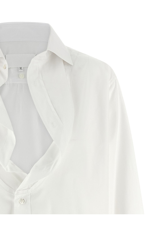 Рубашка из поплина, белая MAISON MARGIELA S29DT0018S43001100