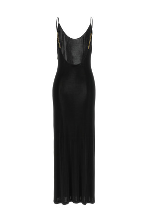 'Cassandre' chain dress Black