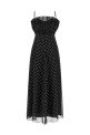 Polka dot dress Black