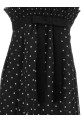 Polka dot dress Black
