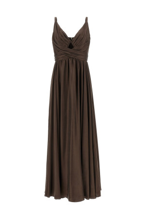 Cut-out dress Brown