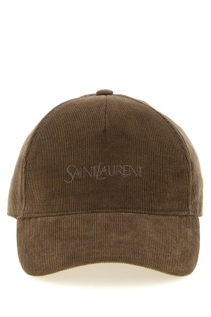  Кепка «Saint Laurent», коричнева 8217373YR662980
