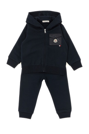 Комплект із худі та спортивних штанів, синій MONCLER ENFANT L29518M0001189AM3778