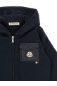 Комплект из худи и спортивных штанов, синий MONCLER ENFANT L29518M0001189AM3778
