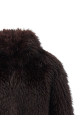 'Gravina' eco-fur coat Purple