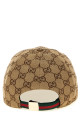 Кепка из ткани GG, бежевого цвета GUCCI 8575963HBIM2566
