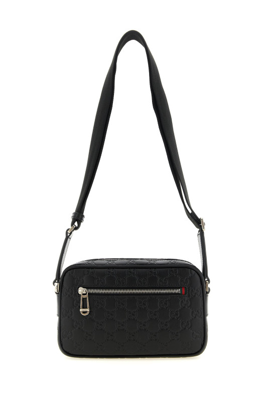 'GG Emblem' small crossbody bag Black