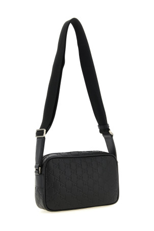 'GG Emblem' small crossbody bag Black