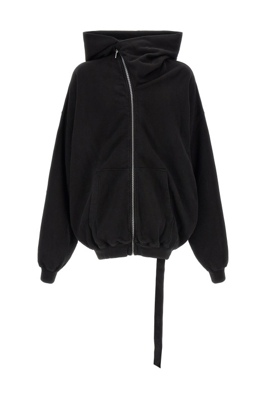 'Mountain Hun' hoodie Black