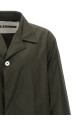Single-breasted trench coat Green