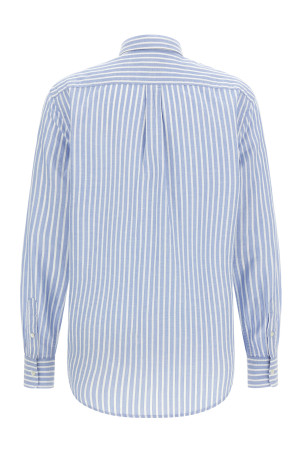 Cotton and linen shirt Multicolor