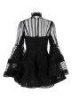 Black organdy Valiant mini dress Black ZIMMERMANN (0250DF261)