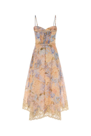 Printed organdy Valiant dress ZIMMERMANN (0324DF261)