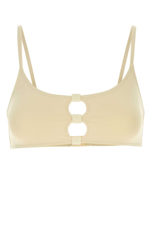 Ivory stretch nylon Bloom biniki top Multicolor ERES (032612)