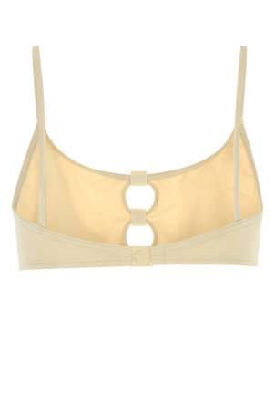 Ivory stretch nylon Bloom biniki top Multicolor ERES (032612)