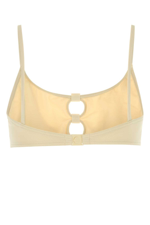 Ivory stretch nylon Bloom biniki top Multicolor ERES (032612)