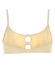 Ivory stretch nylon Bloom biniki top Multicolor ERES (032612)
