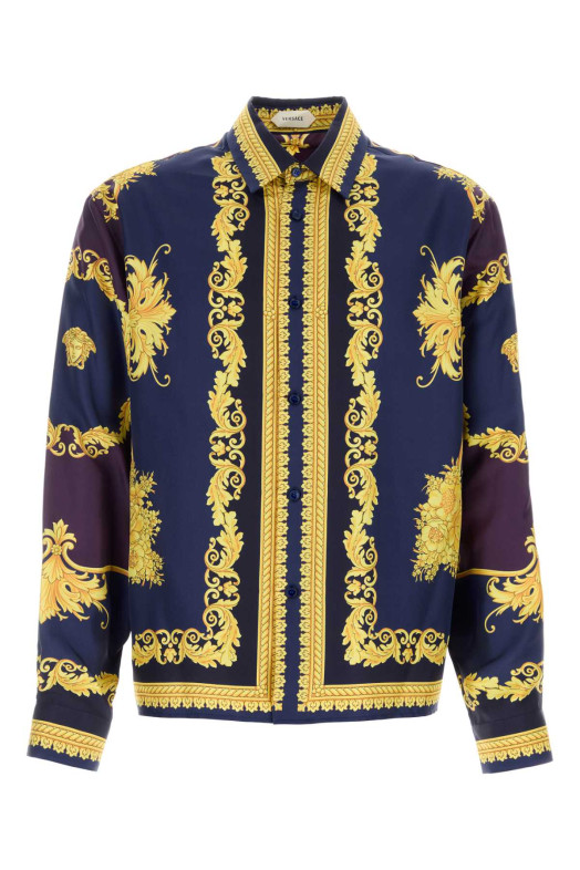 Printed silk shirt VERSACE (10245201A19254)