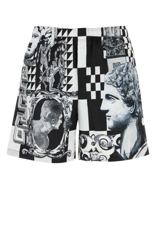 Printed polyester swimming shorts VERSACE (10264251A19319)