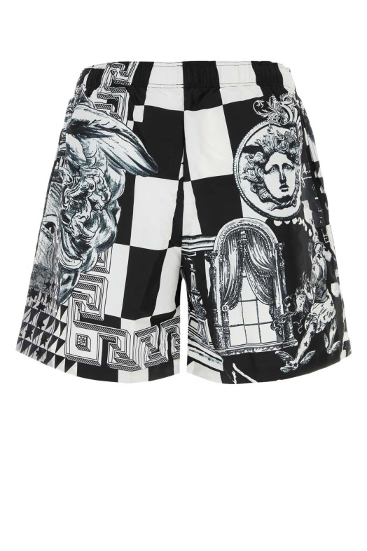 Printed polyester swimming shorts VERSACE (10264251A19319)