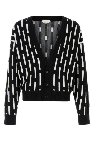 Embroidered wool cardigan VERSACE (10268631A19053)