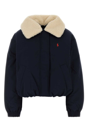 Dark blue polyester down jacket Blue POLO RALPH LAUREN (211A97141)