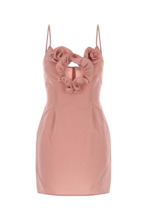 Pink cotton blend mini dress Pink MAGDA BUTRYM (650726)