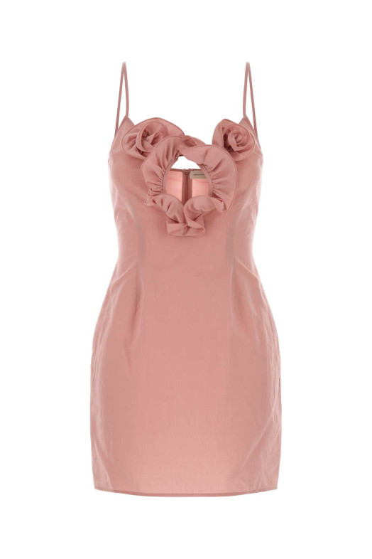 Pink cotton blend mini dress Pink MAGDA BUTRYM (650726)