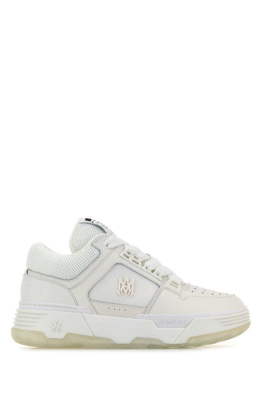White leather and fabric MA-1 sneakers White AMIRI (AMFOSR1097)