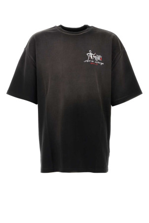 Black cotton oversize t-shirt Black AMIRI (AMTOJR1155)