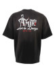 Black cotton oversize t-shirt Black AMIRI (AMTOJR1155)
