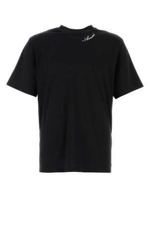 Black cotton and modal oversize t-shirt Black AMIRI (AMTOJR1164)