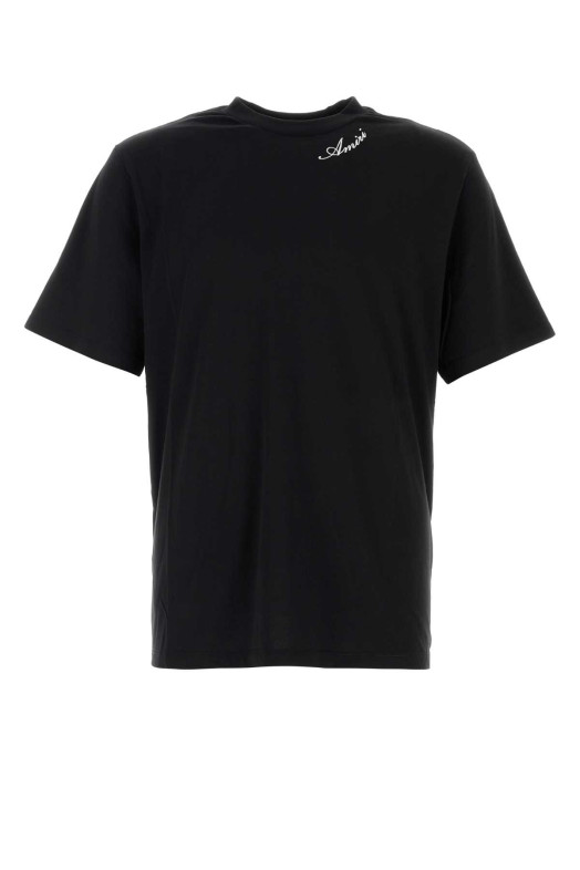 Black cotton and modal oversize t-shirt Black AMIRI (AMTOJR1164)