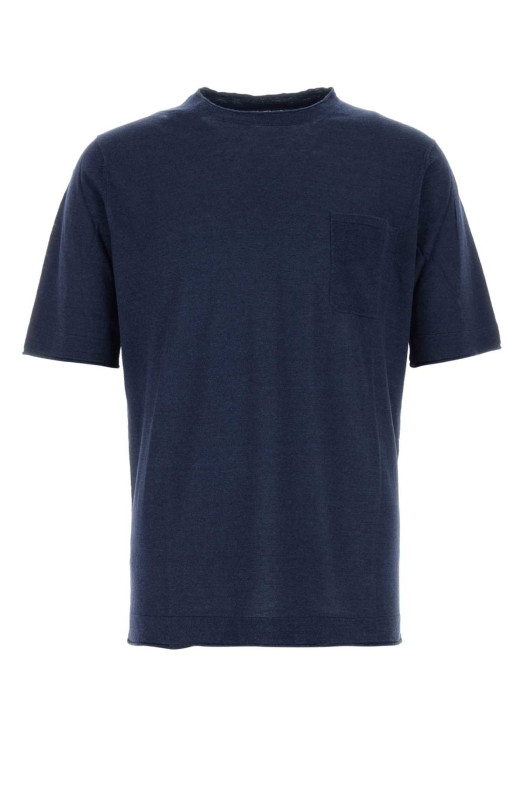 Navy blue knit t-shirt Multicolor PALTO' (B62PAMELOAFR)