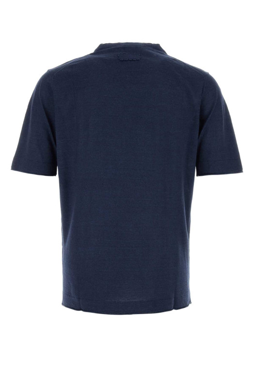 Navy blue knit t-shirt Multicolor PALTO' (B62PAMELOAFR)