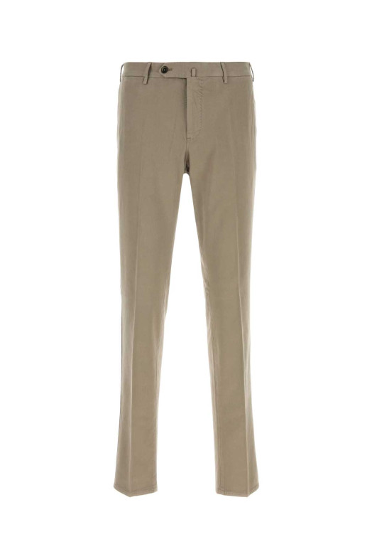 Dove grey stretch cotton blend pant PT TORINO (COVT01Z00CL1TU91)