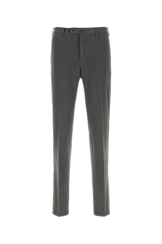 Grey stretch cotton blend pant PT TORINO (COVT01Z00CL1TU91)