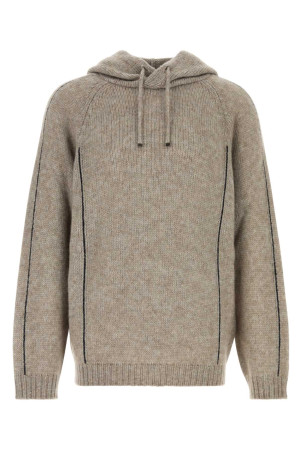 Dove grey alpaca blend sweater GIORGIO ARMANI (GM004426AF30079)