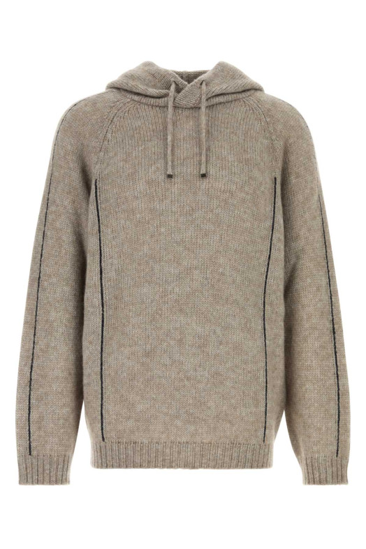 Dove grey alpaca blend sweater GIORGIO ARMANI (GM004426AF30079)