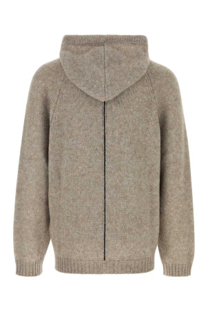 Dove grey alpaca blend sweater GIORGIO ARMANI (GM004426AF30079)