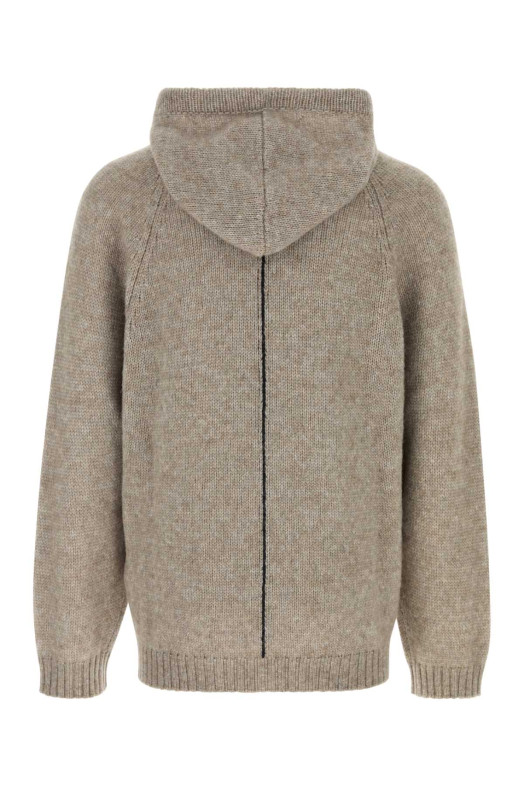 Dove grey alpaca blend sweater GIORGIO ARMANI (GM004426AF30079)