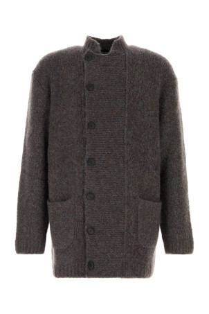 Разноцветный кардиган из кашемировой смеси GIORGIO ARMANI (GM004447AF30100)