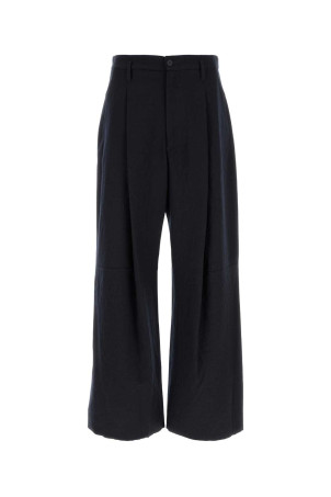 Midnight blue wool wide-leg pant GIORGIO ARMANI (GM004539TE18009)