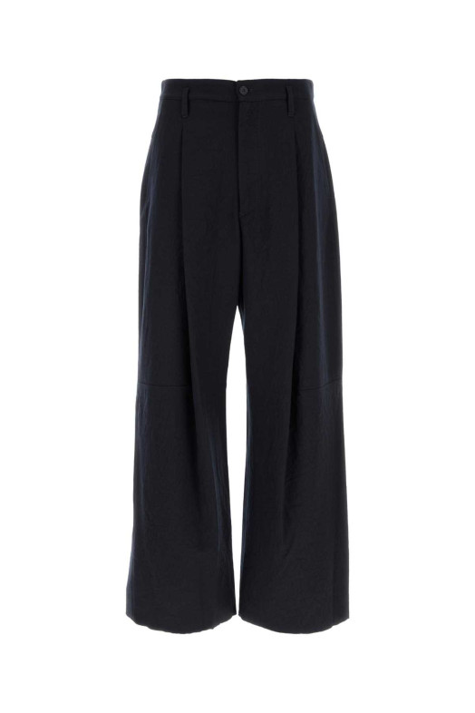 Midnight blue wool wide-leg pant GIORGIO ARMANI (GM004539TE18009)