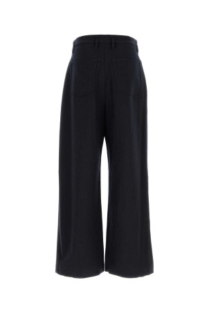 Midnight blue wool wide-leg pant GIORGIO ARMANI (GM004539TE18009)